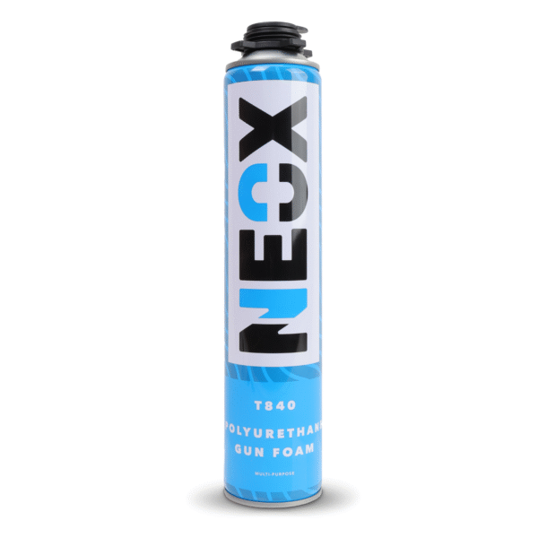 Neox Spray Foam For Insulation - Closed Cell, 29.6 Oz Cans, Covers 480 Sq.Ft. - High-Density Polyurethane Foam